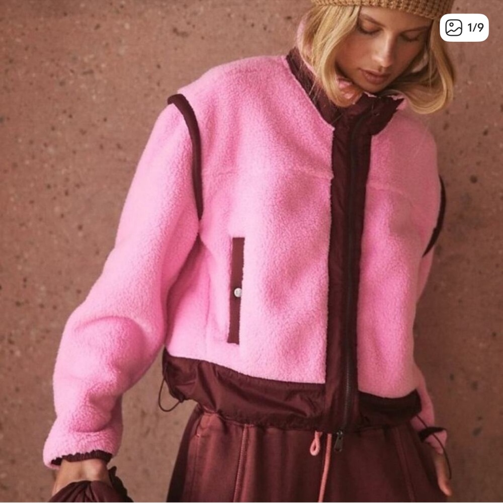 FP Movement by Free People Pink and Brown Ski Jacket